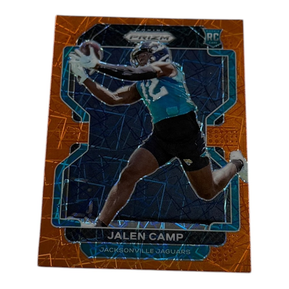 2021 Panini Prizm Jalen Camp RC 410 Orange Ice Prizm Jacksonville Jaguars NFL